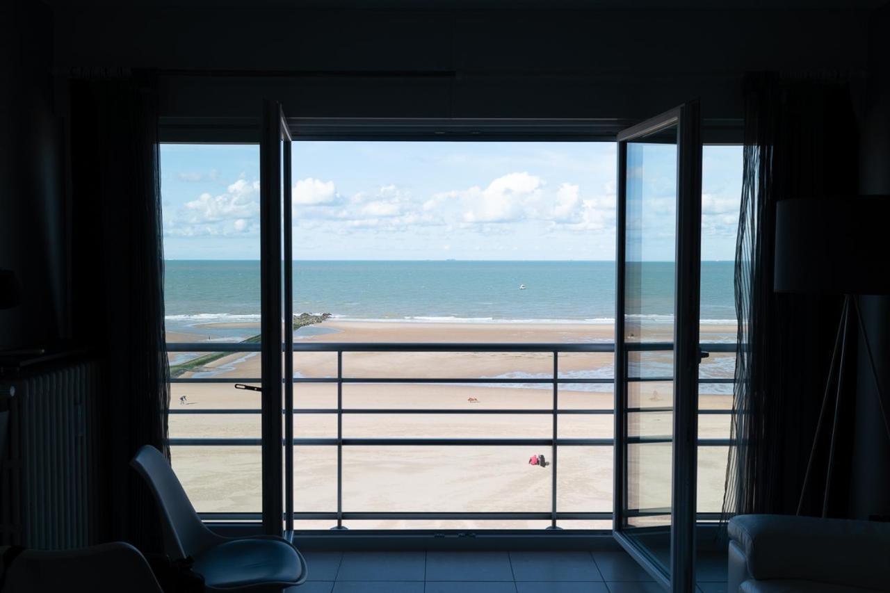 Knappe Studio Met Subliem Zeezicht! Ostende Kültér fotó