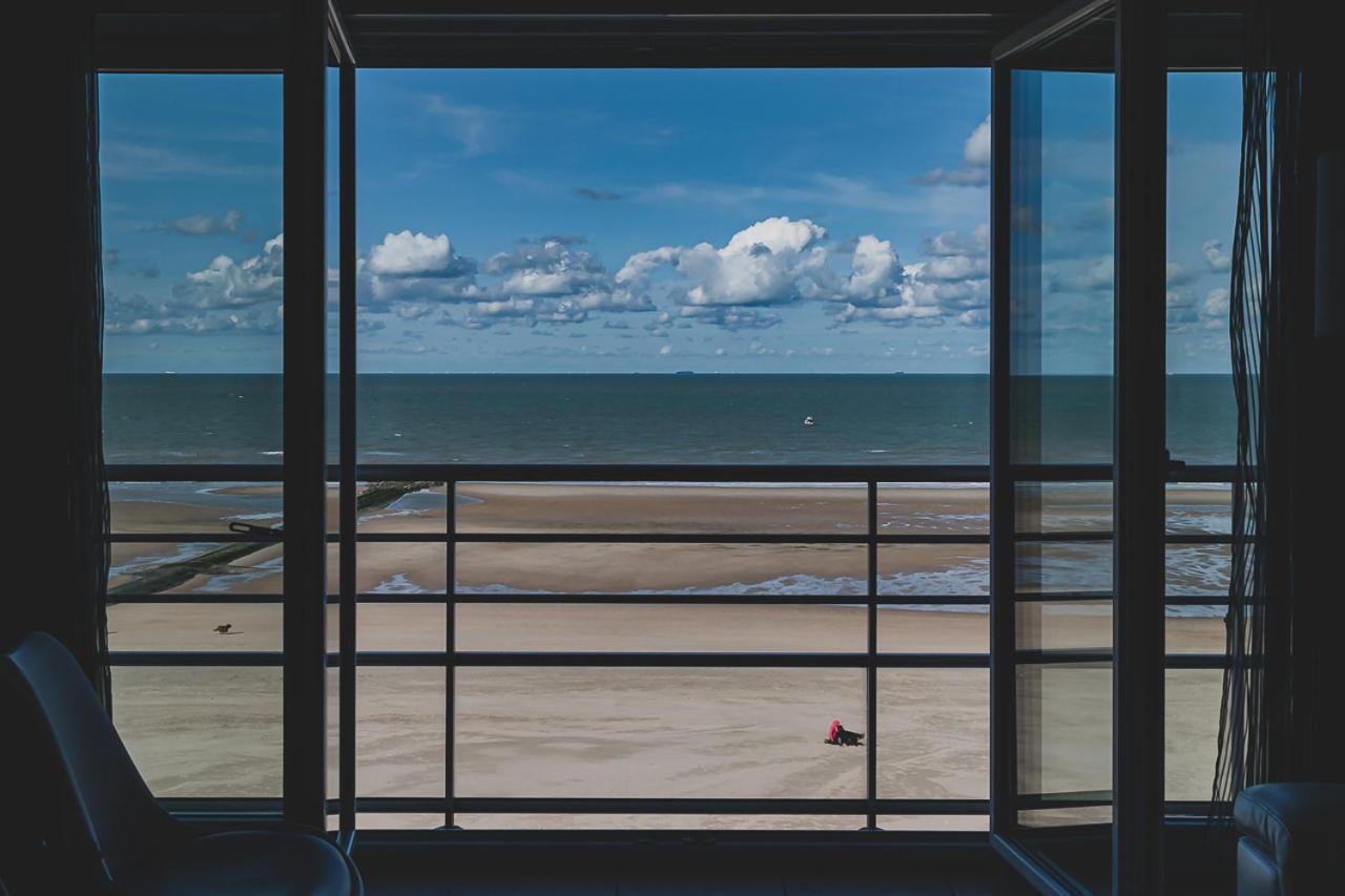 Knappe Studio Met Subliem Zeezicht! Ostende Kültér fotó